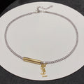 YSL Chain Diamond 18K Gold Necklace