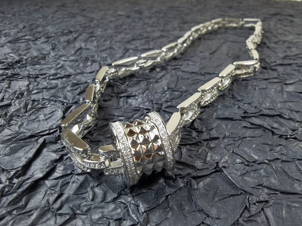 B.zero1 Diamonds Chain Link 18K Gold Necklace