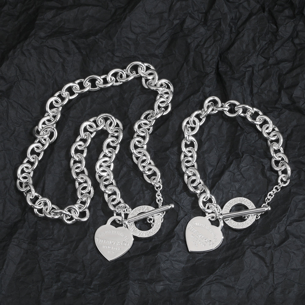 Tiffany Heart Tag 18K Gold Bracelet