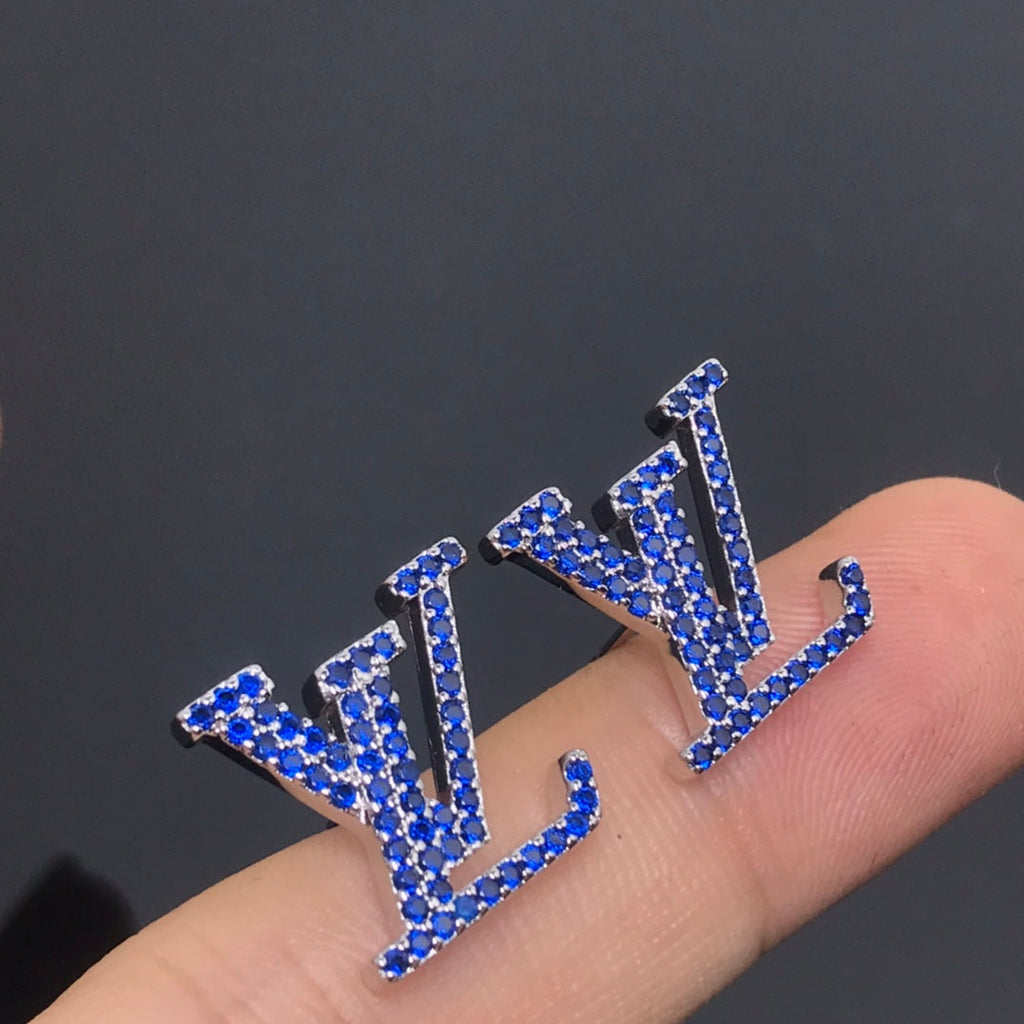Louis Vuitton Iconic Aquamarine 18K Gold Earrings