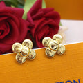 Louis Vuitton Vivienne 18K Gold Earrings
