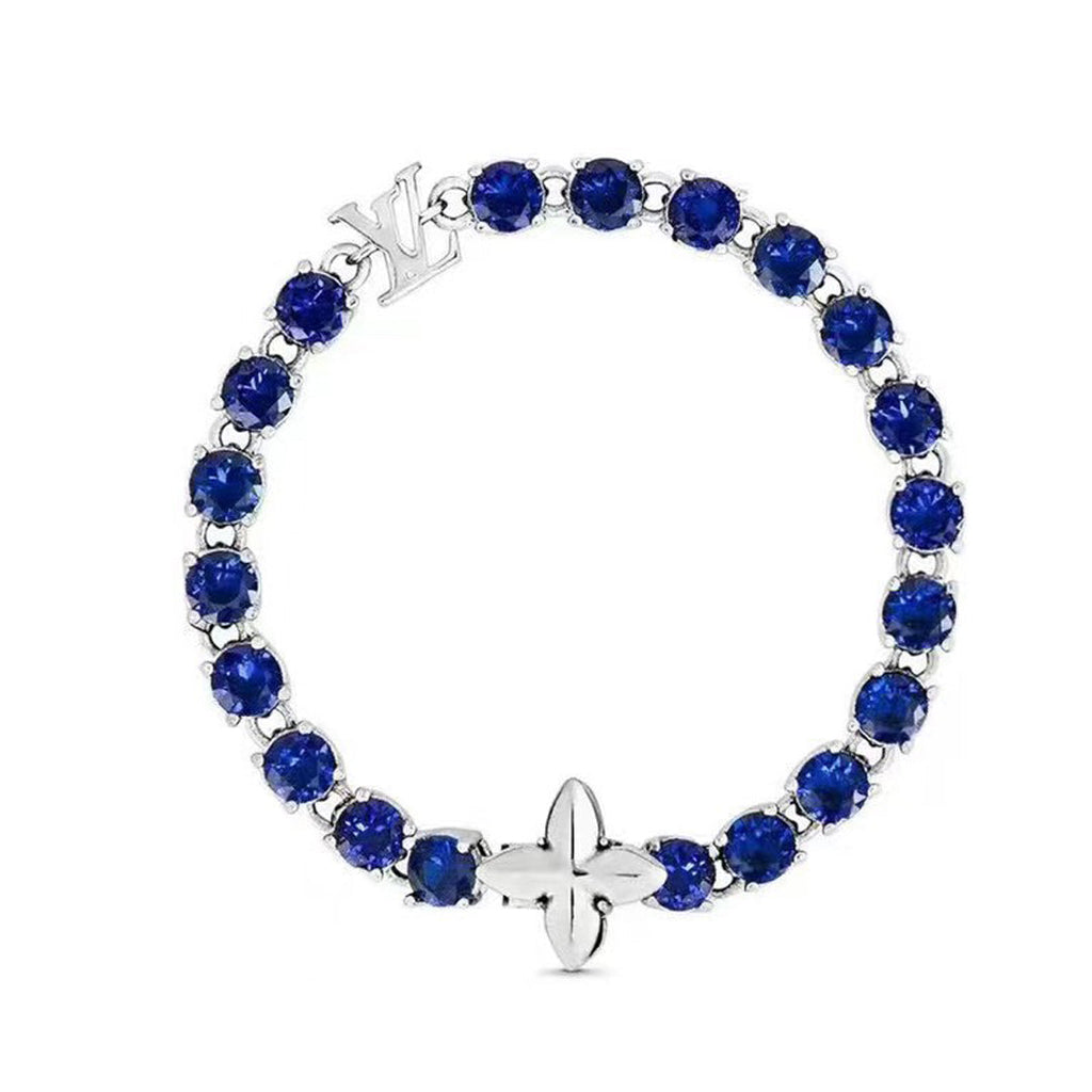 Louis Vuitton Crystal 18K Gold Bracelet