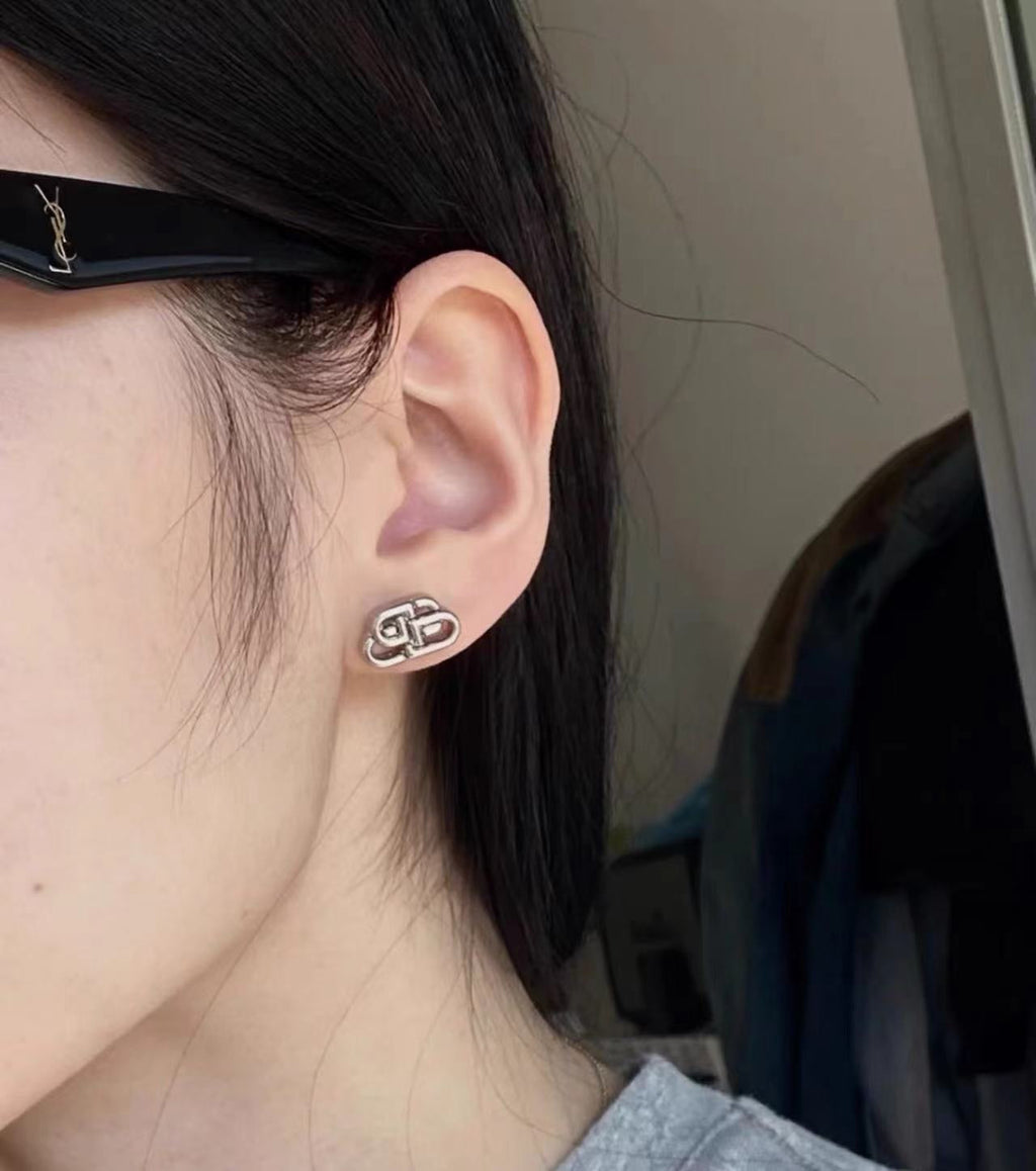 Balenciaga Vintage 18K Gold Earrings