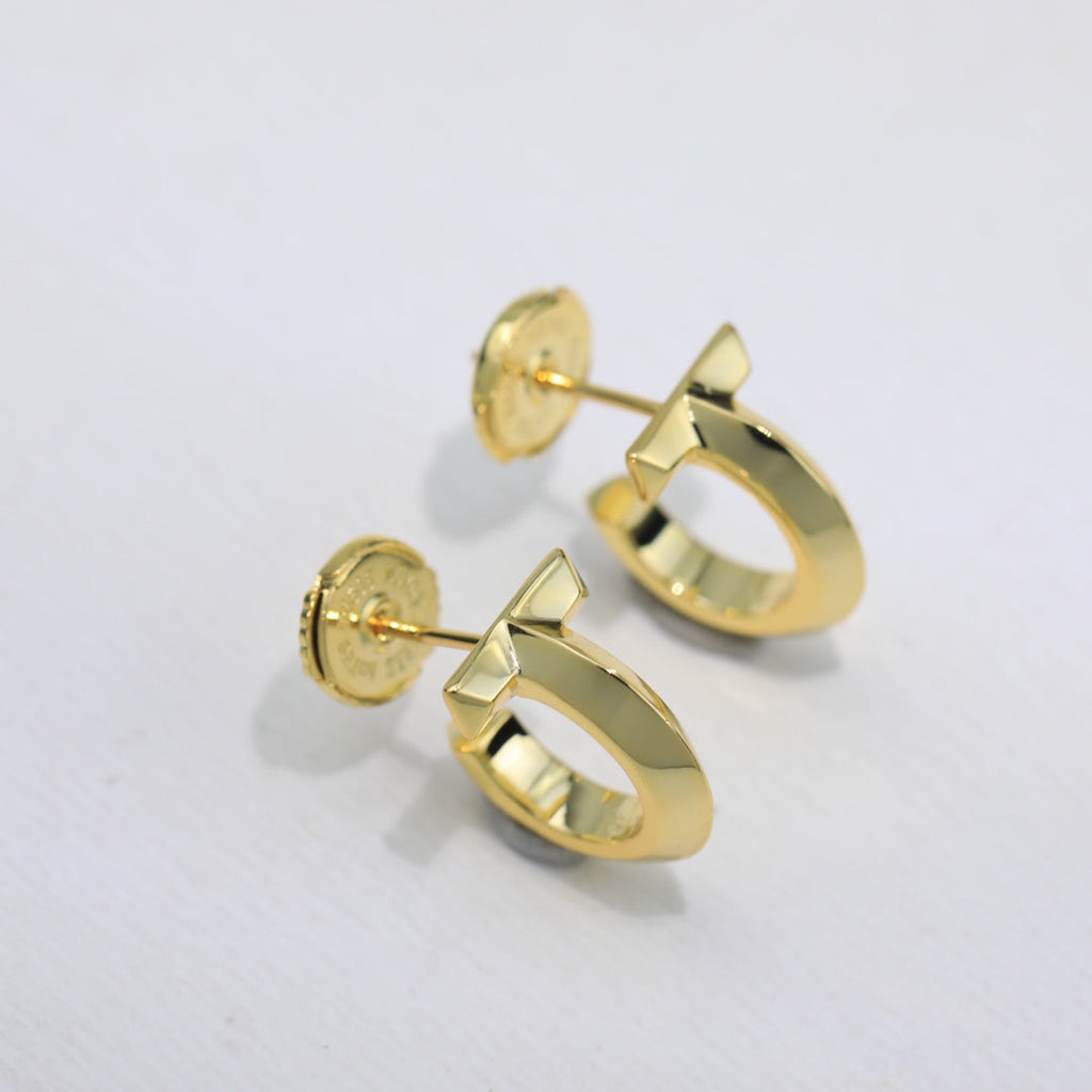 Tiffany Hoop 18K Gold Earrings
