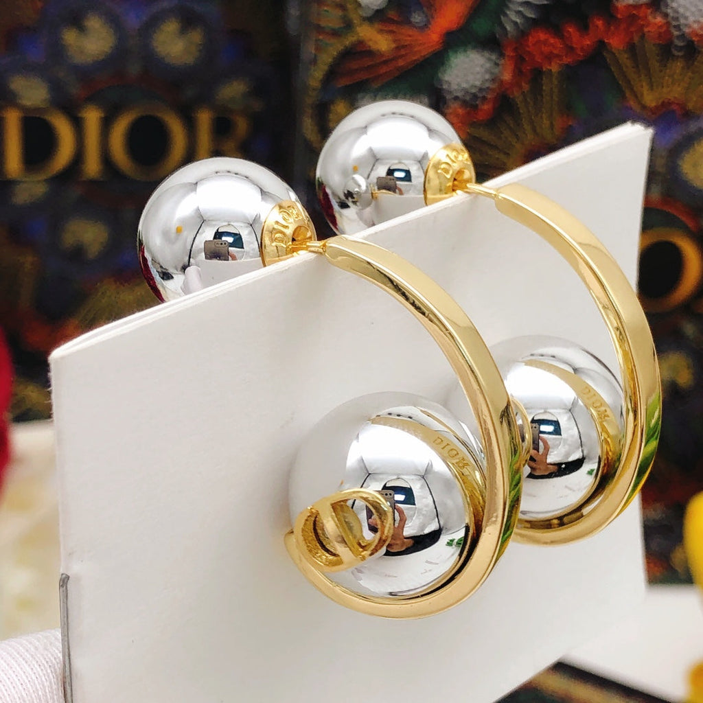 Dior Tribales 18K Gold Earrings