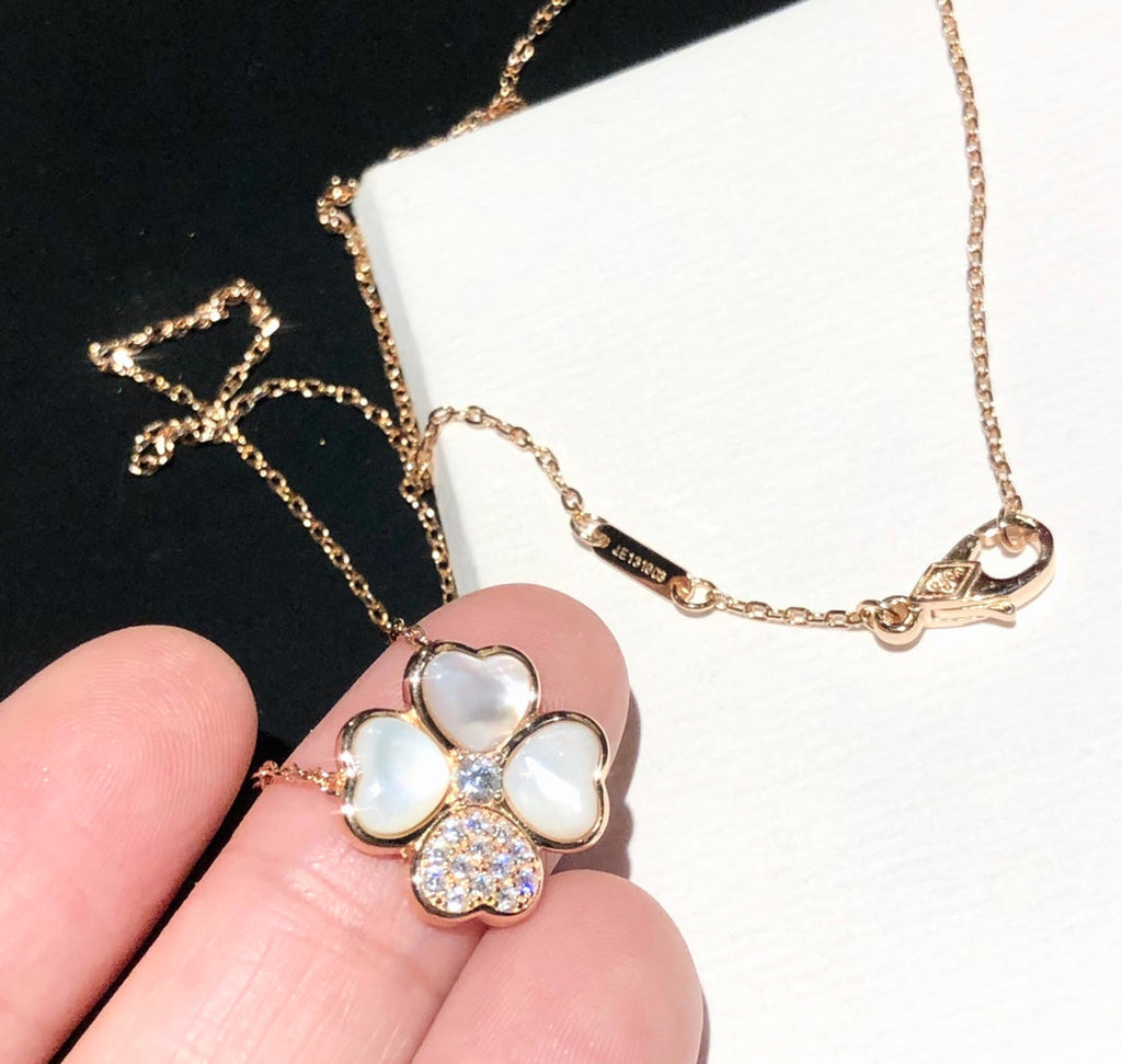 Cosmos Clip pendant 18K Gold Necklace