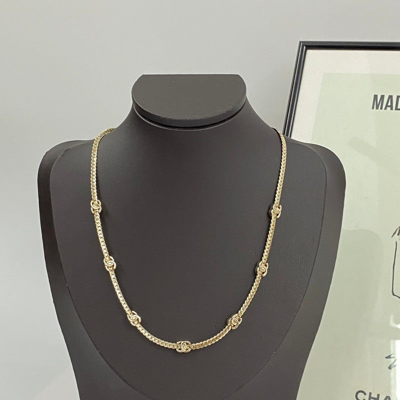 Chanel Chain 18K Gold Necklace