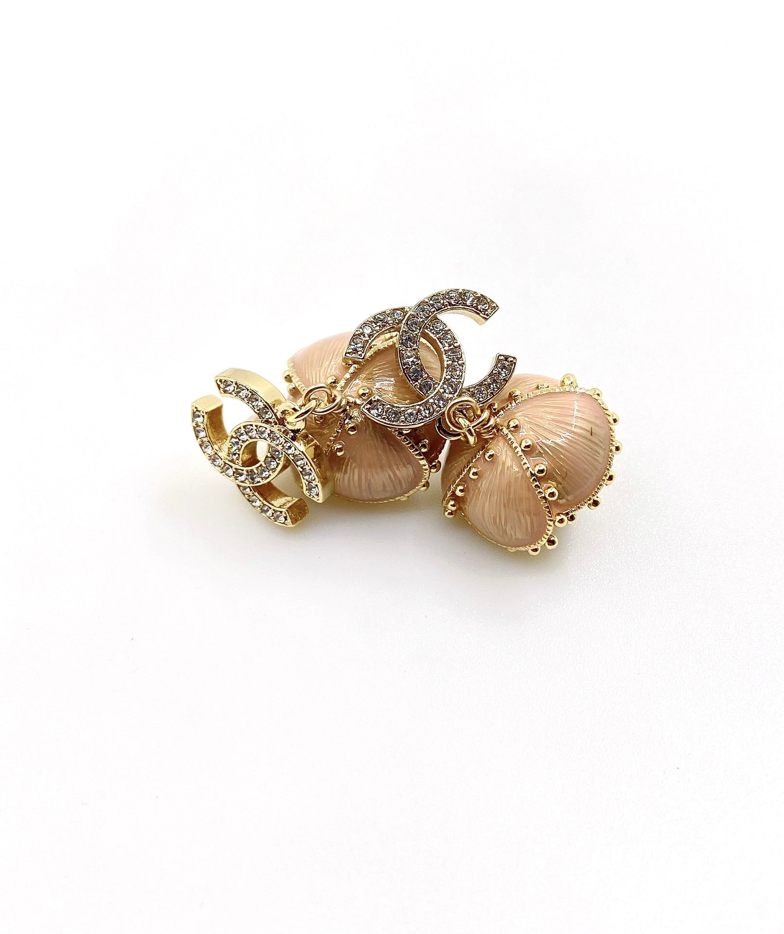 Chanel Flowers 18K Gold Earrings
