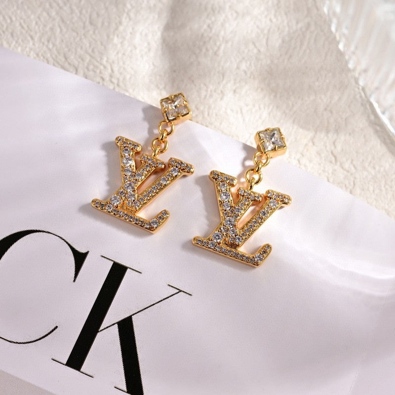 Louis Vuitton Lady 18K Gold Earrings