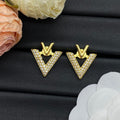 Valentino Valentino Diamond 18K Gold Earrings