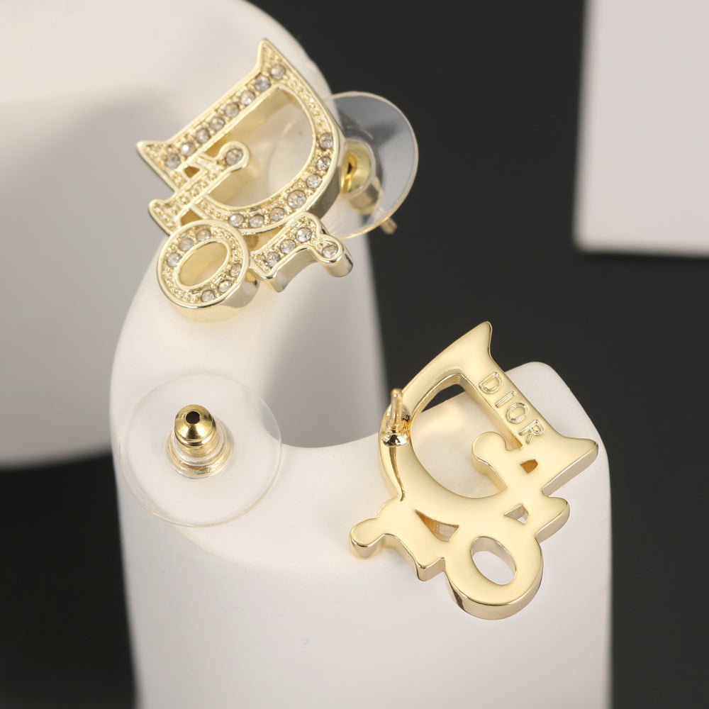 Dior Tribales Diamond 18K Gold Earrings