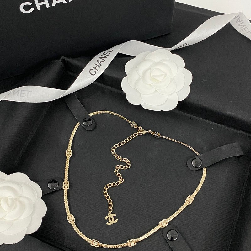 Chanel Chain 18K Gold Necklace