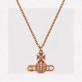 Vivienne West Mayfair Bas Relief Pendant 18K Gold Necklace