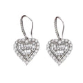 Tiffany Heart Diamonds 18K Gold Earrings
