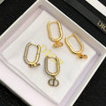 Dior Diamond 18K Gold Earrings