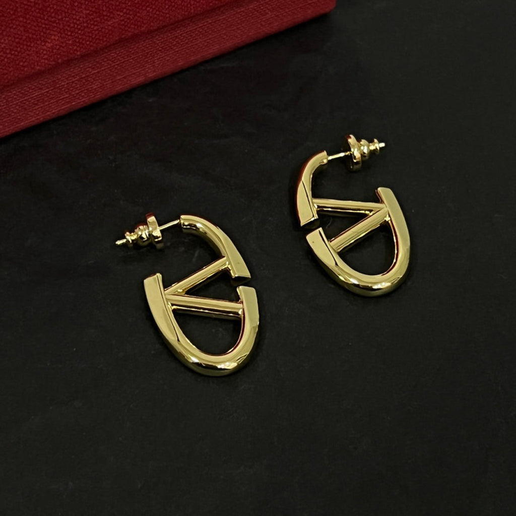 Valentino Gold 18K Gold Earrings