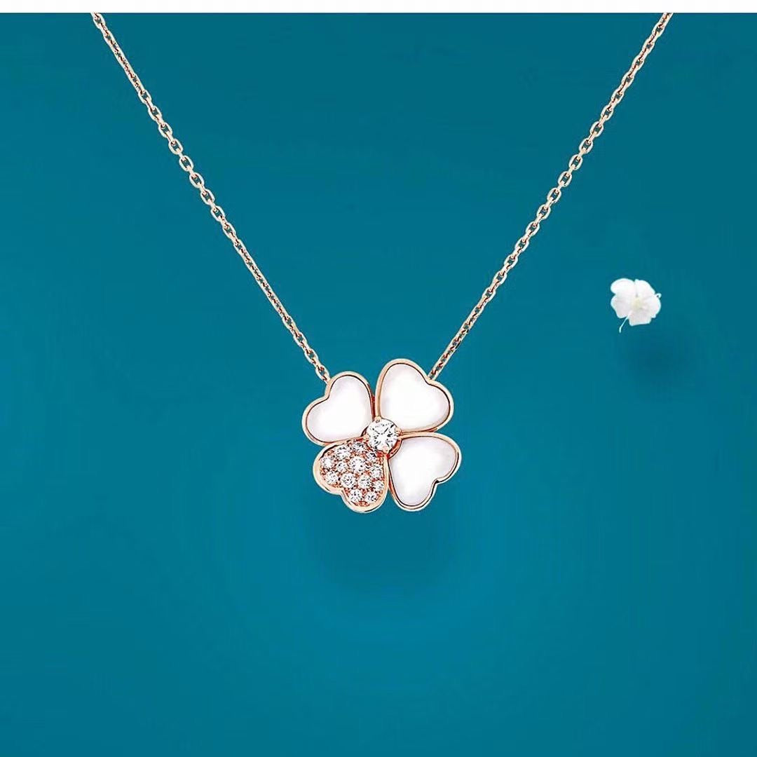 Cosmos Clip pendant 18K Gold Necklace