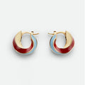 Bvlgari Twist Hoop 18K Gold Earrings