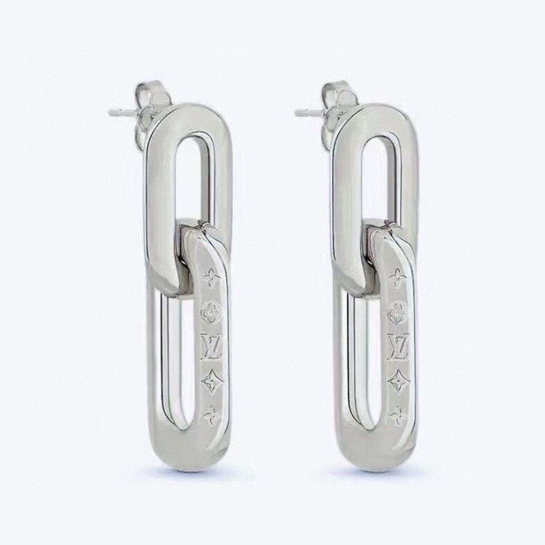 Louis Vuitton Edge 18K Gold Earrings