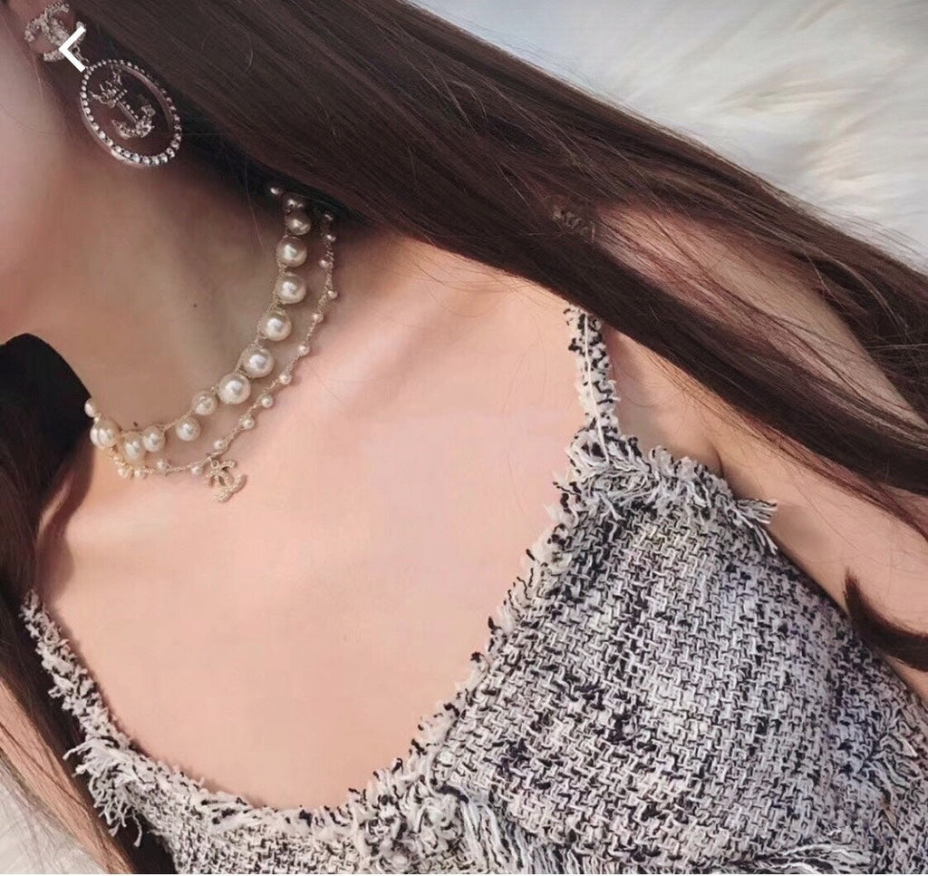 Chanel Pearls 18K Gold Necklace