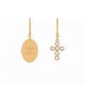 Celine Pearl 18K Gold Earrings