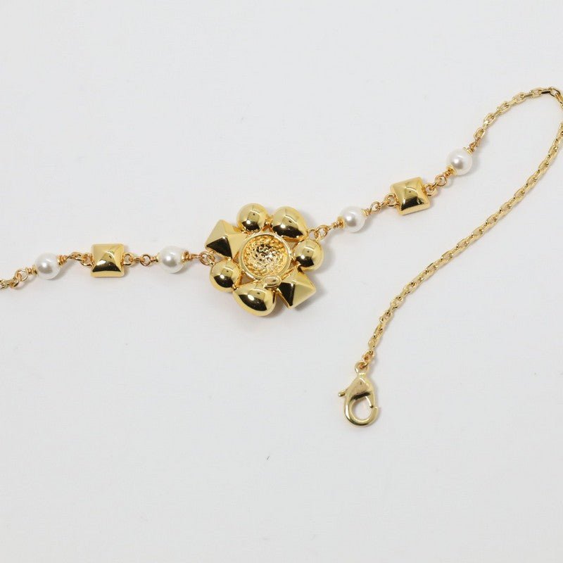 Chanel Color Crystal Choker 18K Gold Necklace