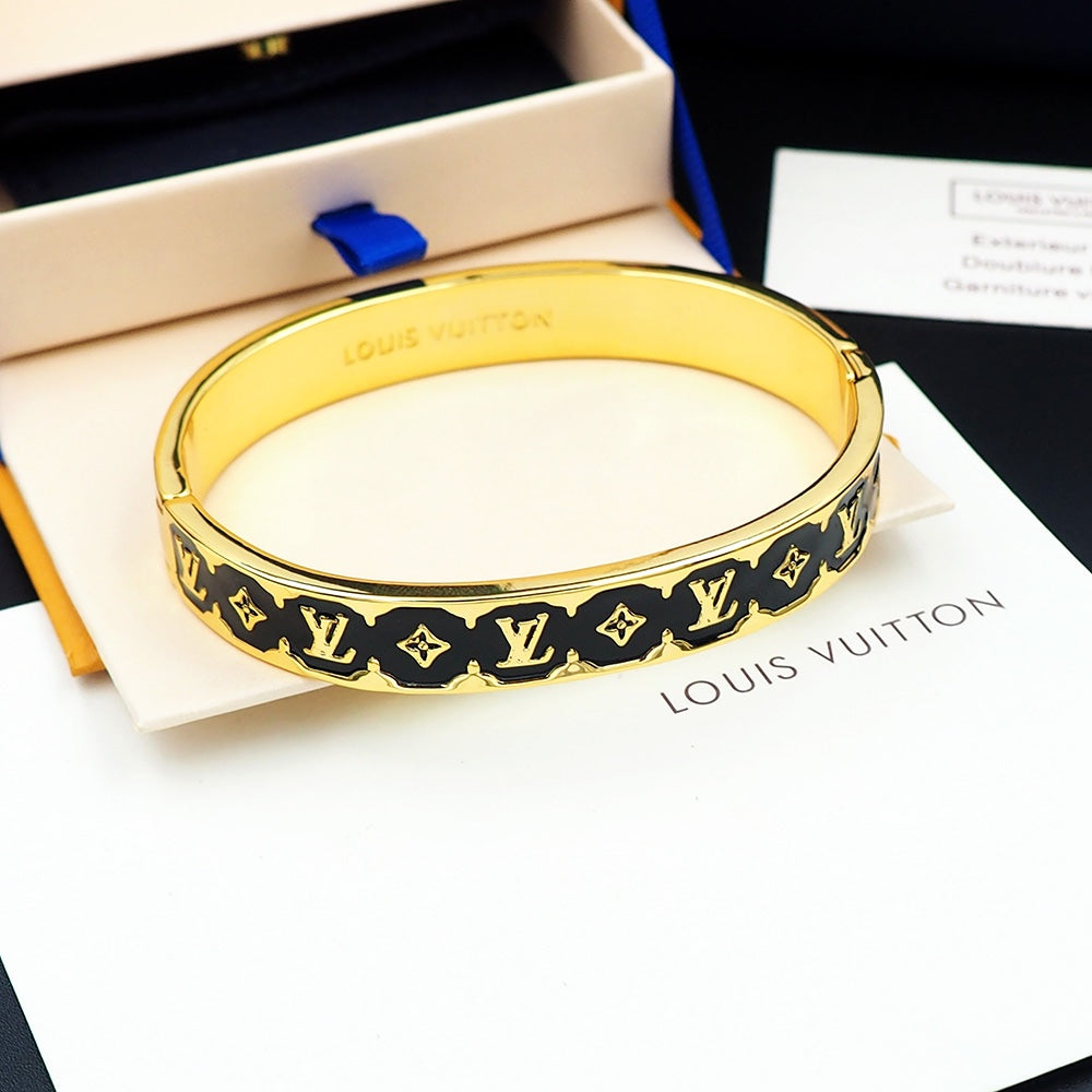 Louis Vuitton Color Monogram 18K Gold Bracelet
