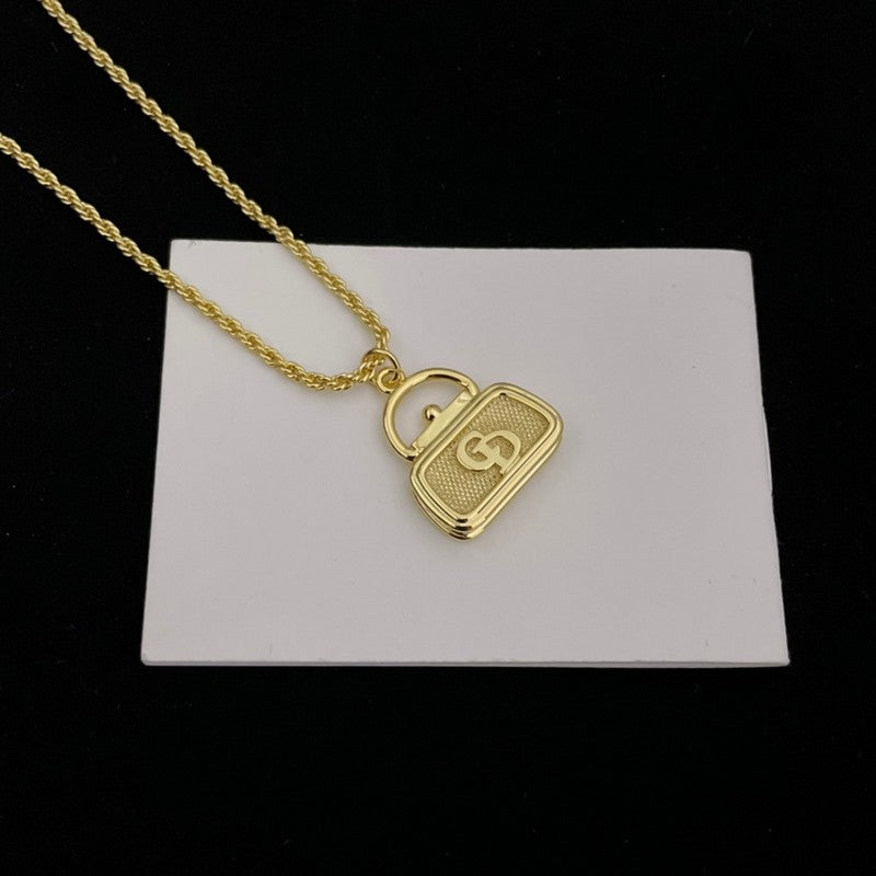 Dior Vintage Bag 18K Gold Necklace
