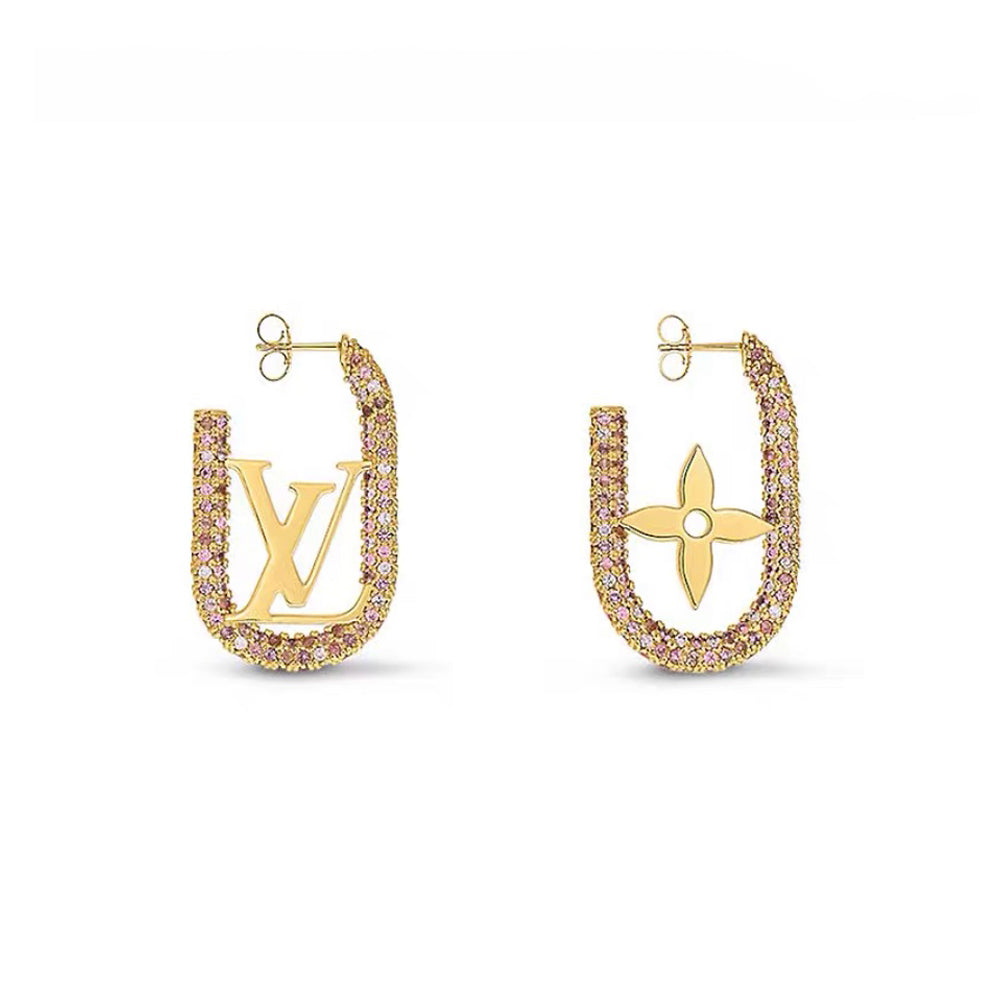 Louis Vuitton My Chain 18K Gold Earrings