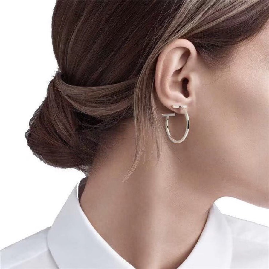 Tiffany Hoop 18K Gold Earrings