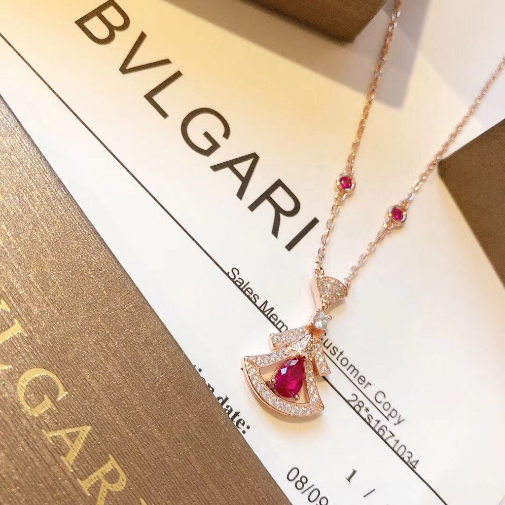 Bvlgari Dream Diamond 18K Gold Necklace