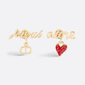Dior Dioramour Je Vous Adore 18K Gold Earrings