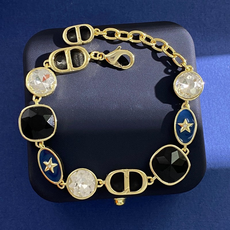 Dior Color Crystal 18K Gold Bracelet