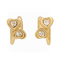 Bvlgari Crystals 18K Gold Earrings