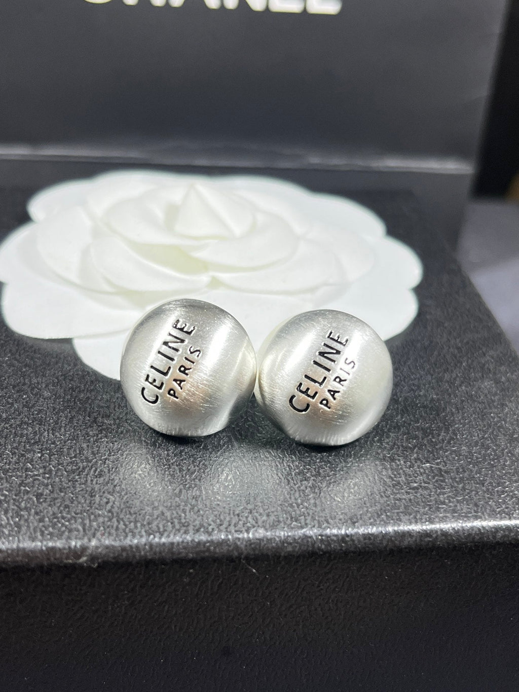 Celine Cicle 18K Gold Earrings
