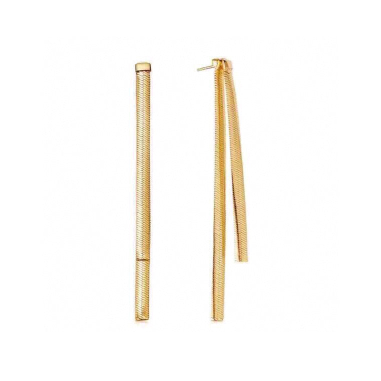 Celine Tassel 18K Gold Earrings