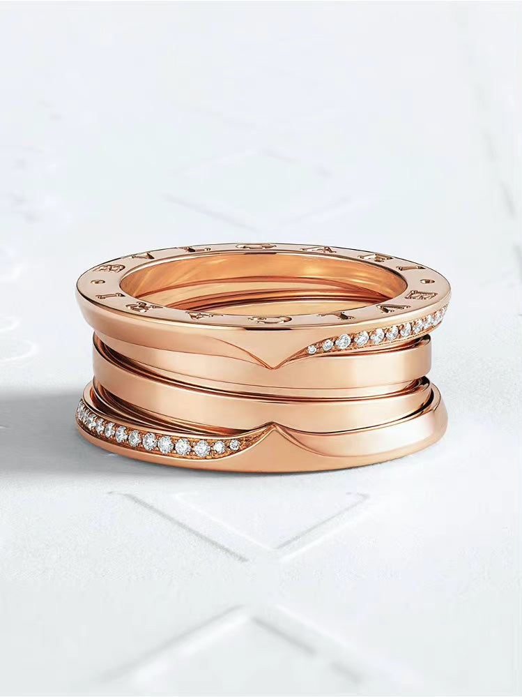 B.zero1 Diamond 18K Gold Ring