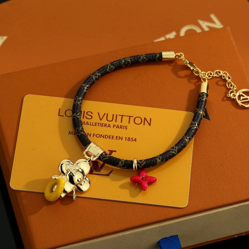 Louis Vuitton Circle 18K Gold Bracelet