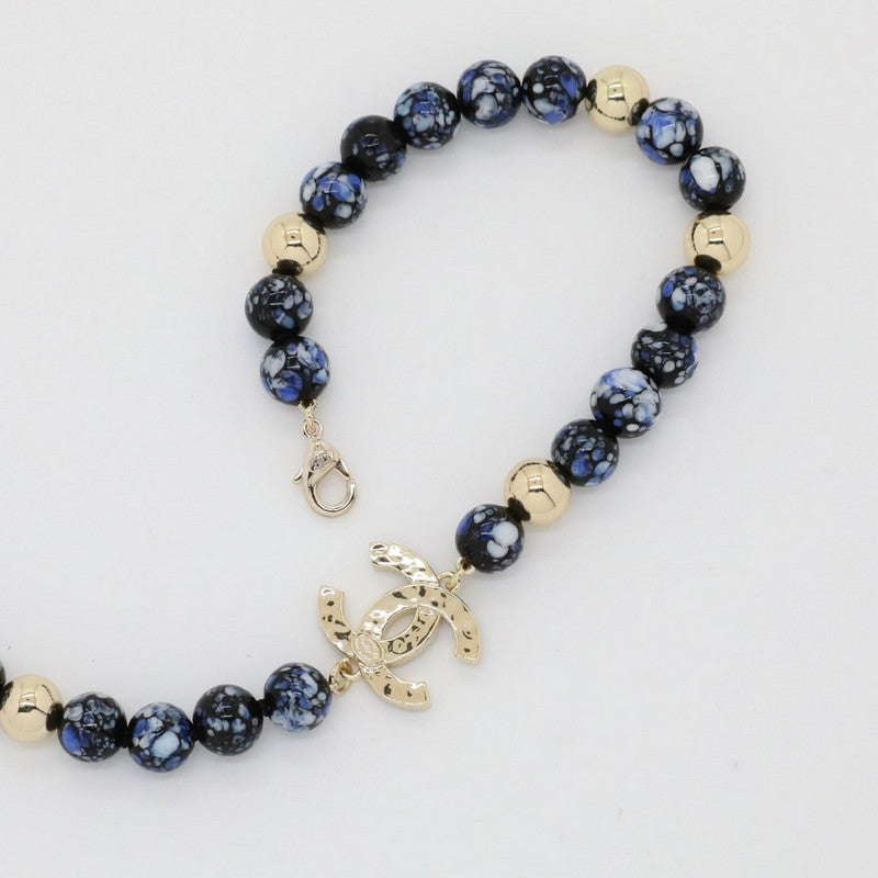 Chanel Blue Pearl 18K Gold Necklace