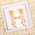 Dior Petit Tassel 18K Gold Earrings