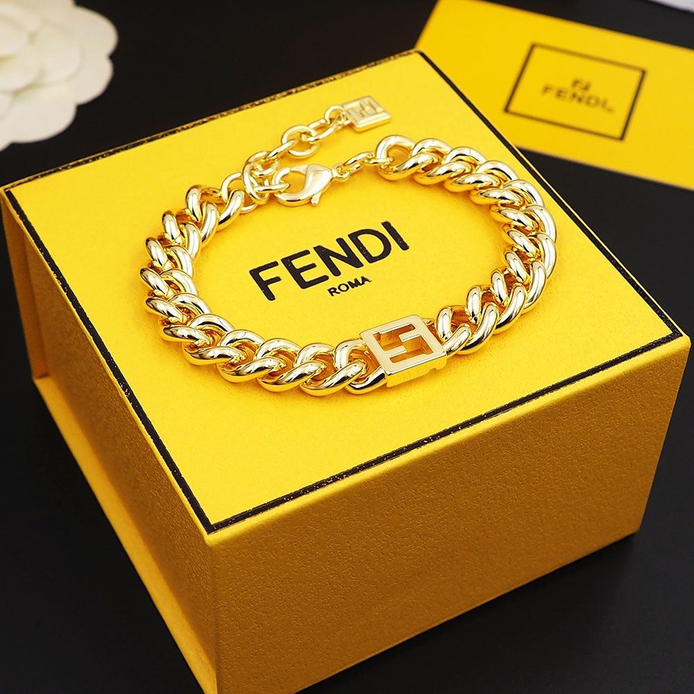 Fendi x Marc Jacobs Forever 18K Gold Bracelet