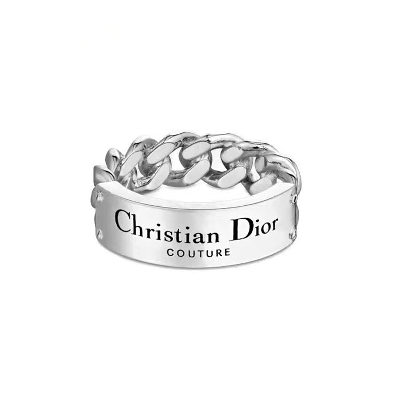Dior Couture Chain Link 18K Gold Ring