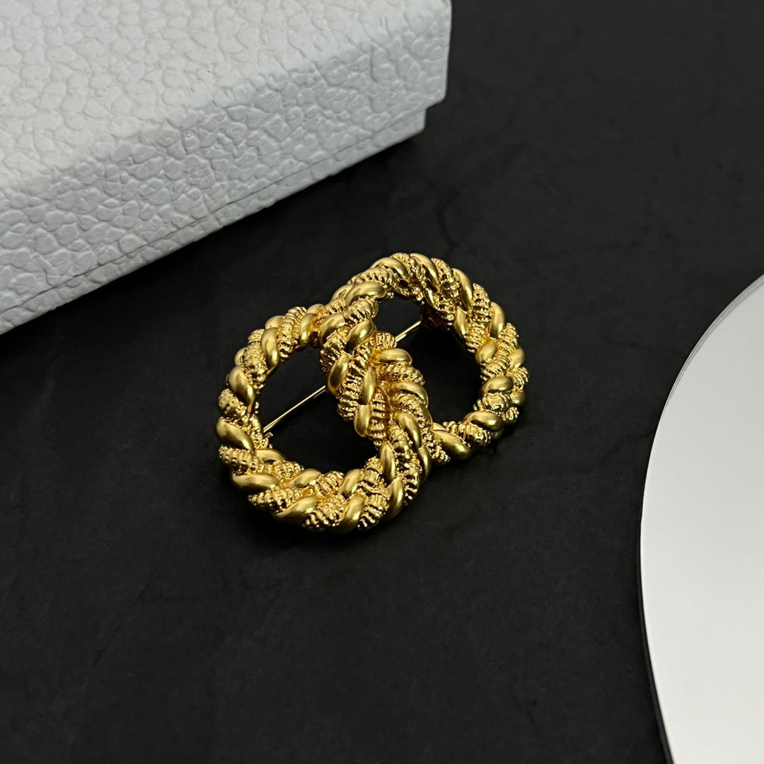 Dior Revolution 18K Gold Brooch