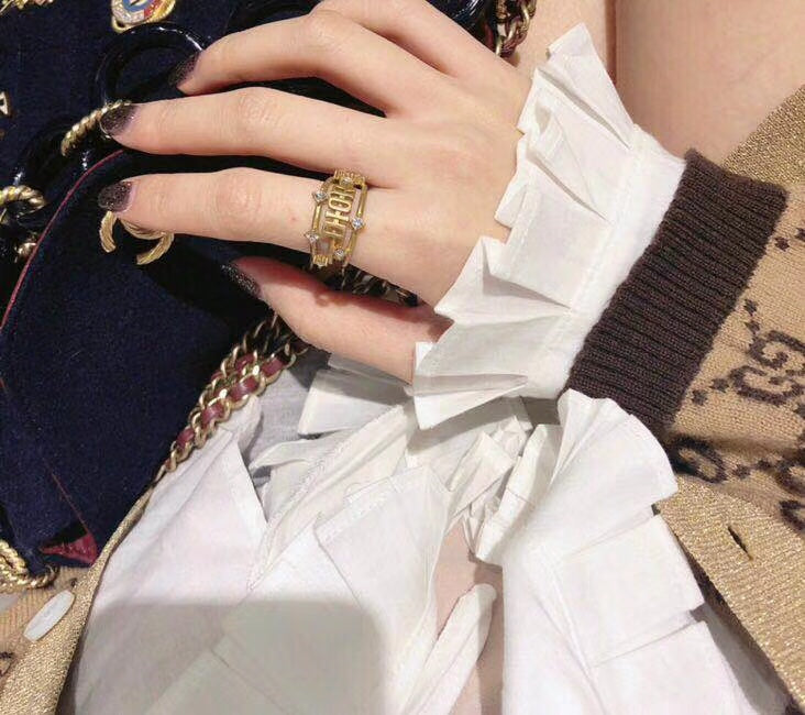 Dior Vintage 18K Gold Ring