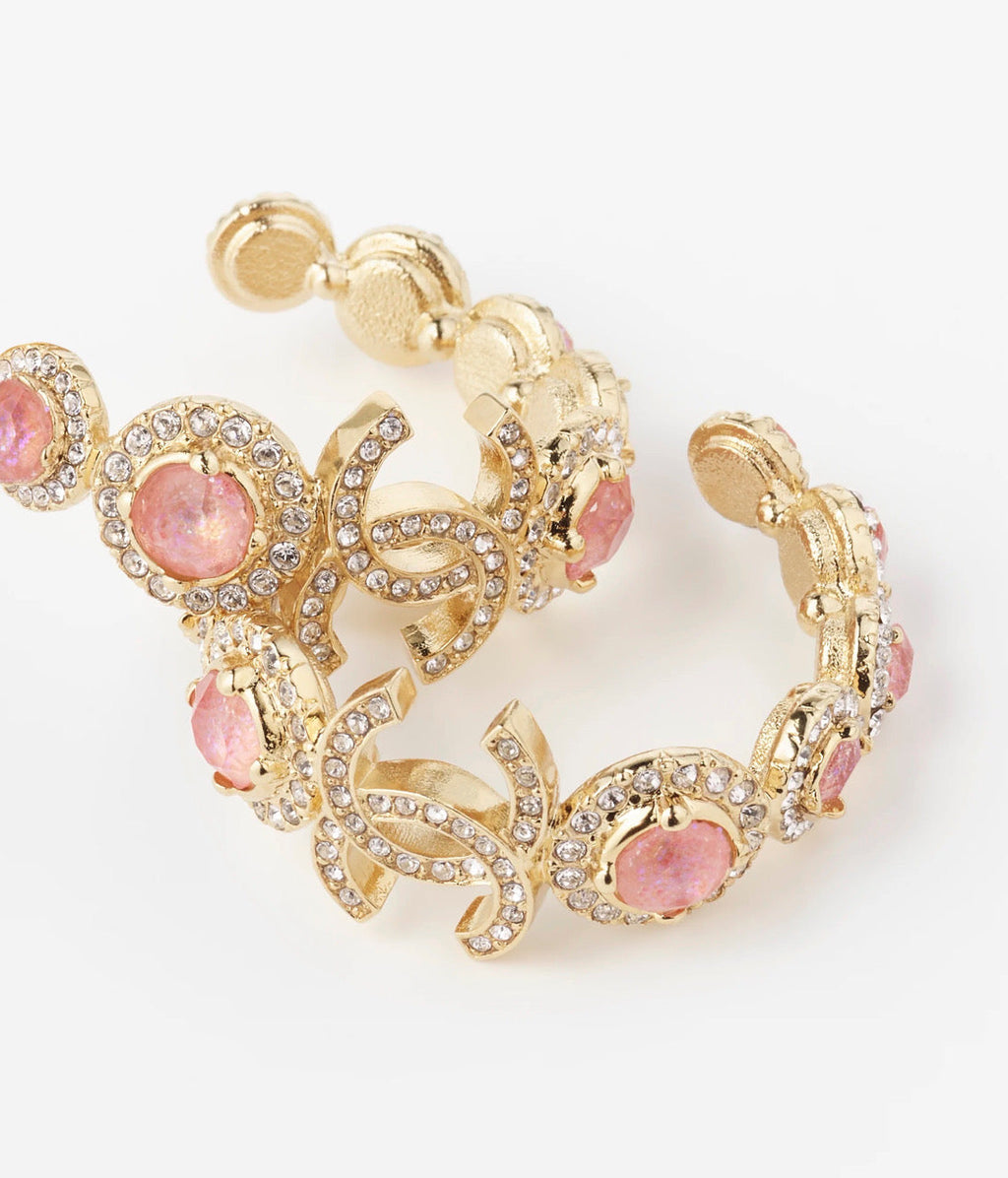 Chanel Flowers 18K Gold Earrings