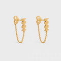 Celine Chain 18K Gold Earrings