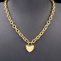 Tiffany Tag Chain 18K Gold Necklace