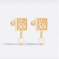 Dior Tribales Miss 18K Gold Earrings