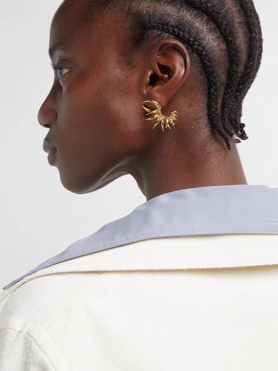 Bvlgari 18K Gold Earrings