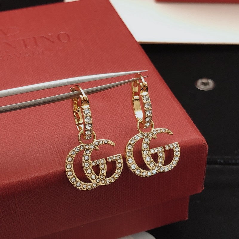 GucciDiamond 18K Gold Earrings